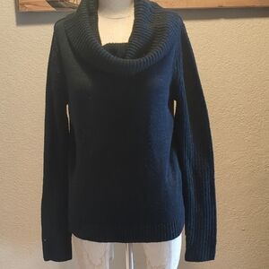 Cozy Black Cowl Neck Sweater